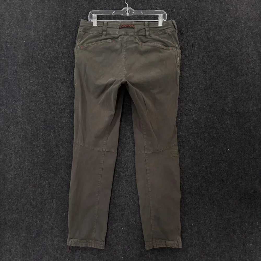 The North Face North Dome Pants Men's 32x30 Olive Green Chino Zip Drawcord